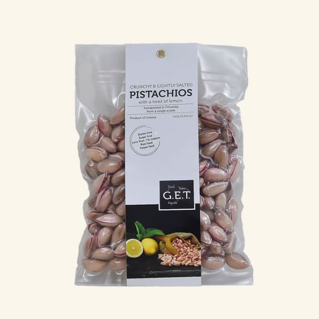 Fistic crocant si usor sarat cu lamaie