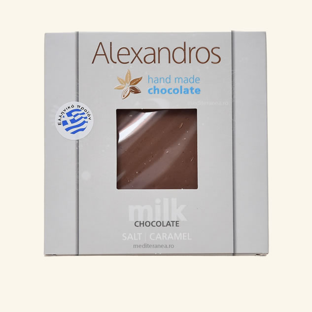 Ciocolata cu lapte, sare si caramel 90g