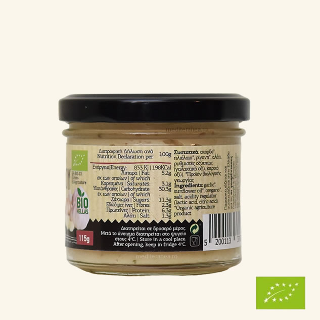 Pasta de usturoi BIO