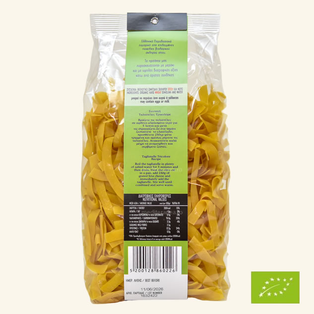 Tagliatele scurte BIO