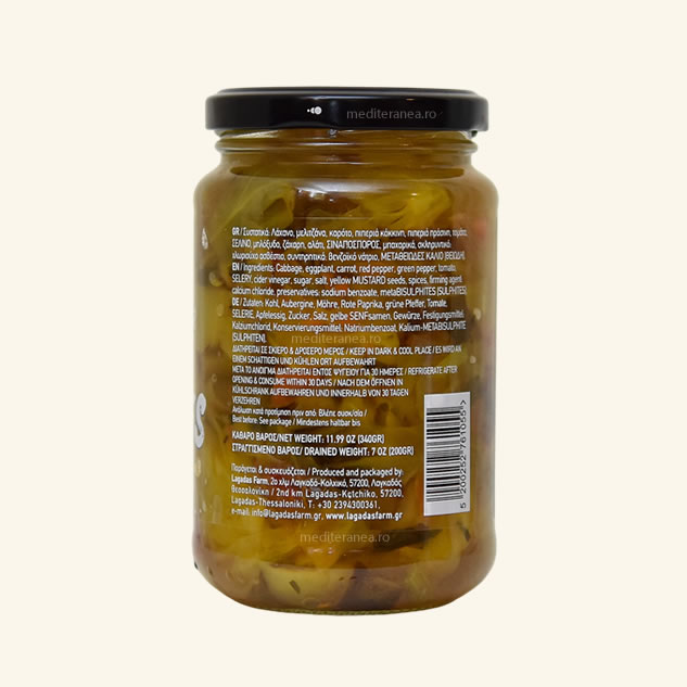 Legume murate dulci acrisoare 340gr