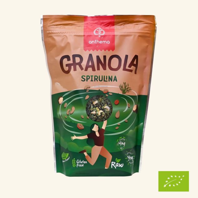 Granola premium cu spirulina BIO 350g