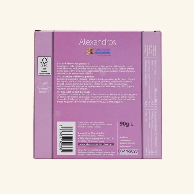 Ciocolata cu lapte Gianduja