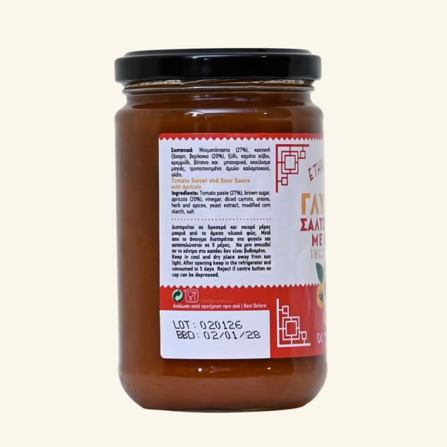 Sos dulce-acrisor cu caise 340g