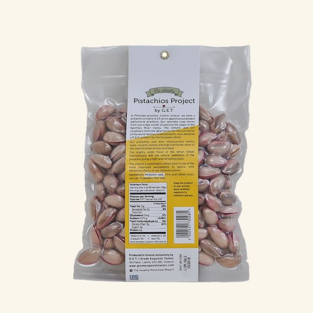 Fistic crocant si usor sarat cu lamaie