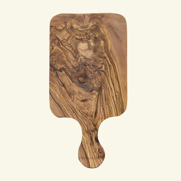 Tocator patrat din lemn de maslin