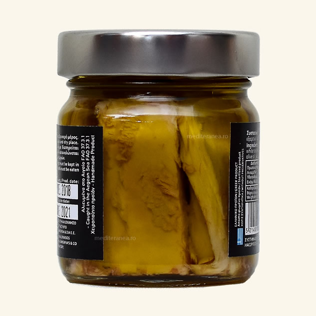 Ton alb in ulei de masline extravirgin 212g