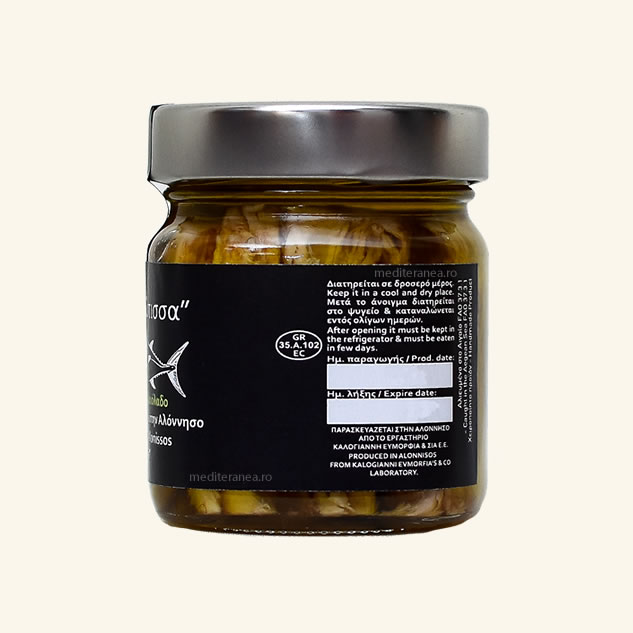 Ton alb in ulei de masline extravirgin 212g