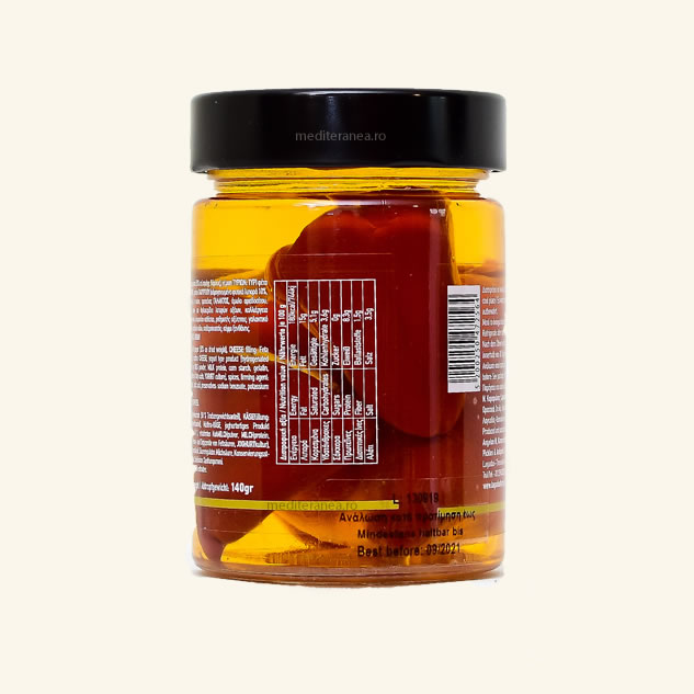  Ardei rosu bell cu branza feta