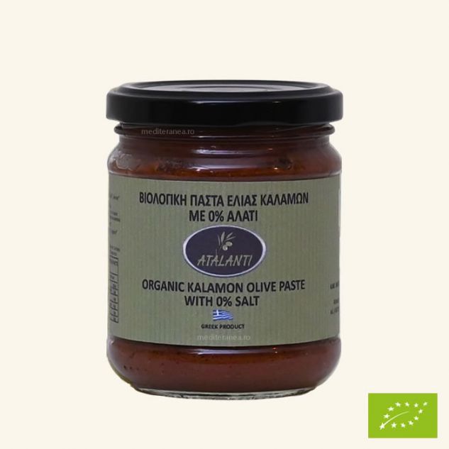 Pasta de masline kalamon fara sare BIO 195g