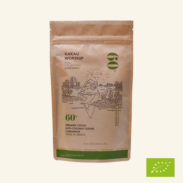Pudra de cacao cu zahar de cocos si cardamon BIO 150g