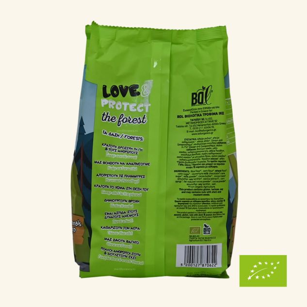 Cereale cu ciocolata si lapte BIO