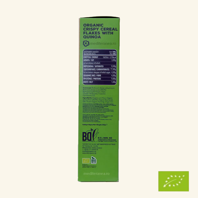 Fulgi de cereale crocante cu quinoa BIO