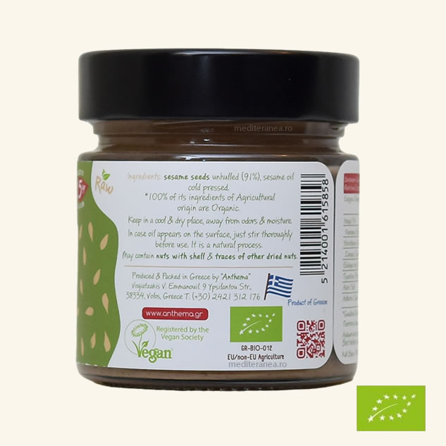 Tahini BIO Grecia