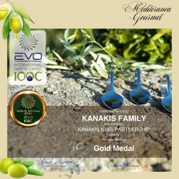 Uleiul de măsline KANAKIS - premiat, gustos și aromat